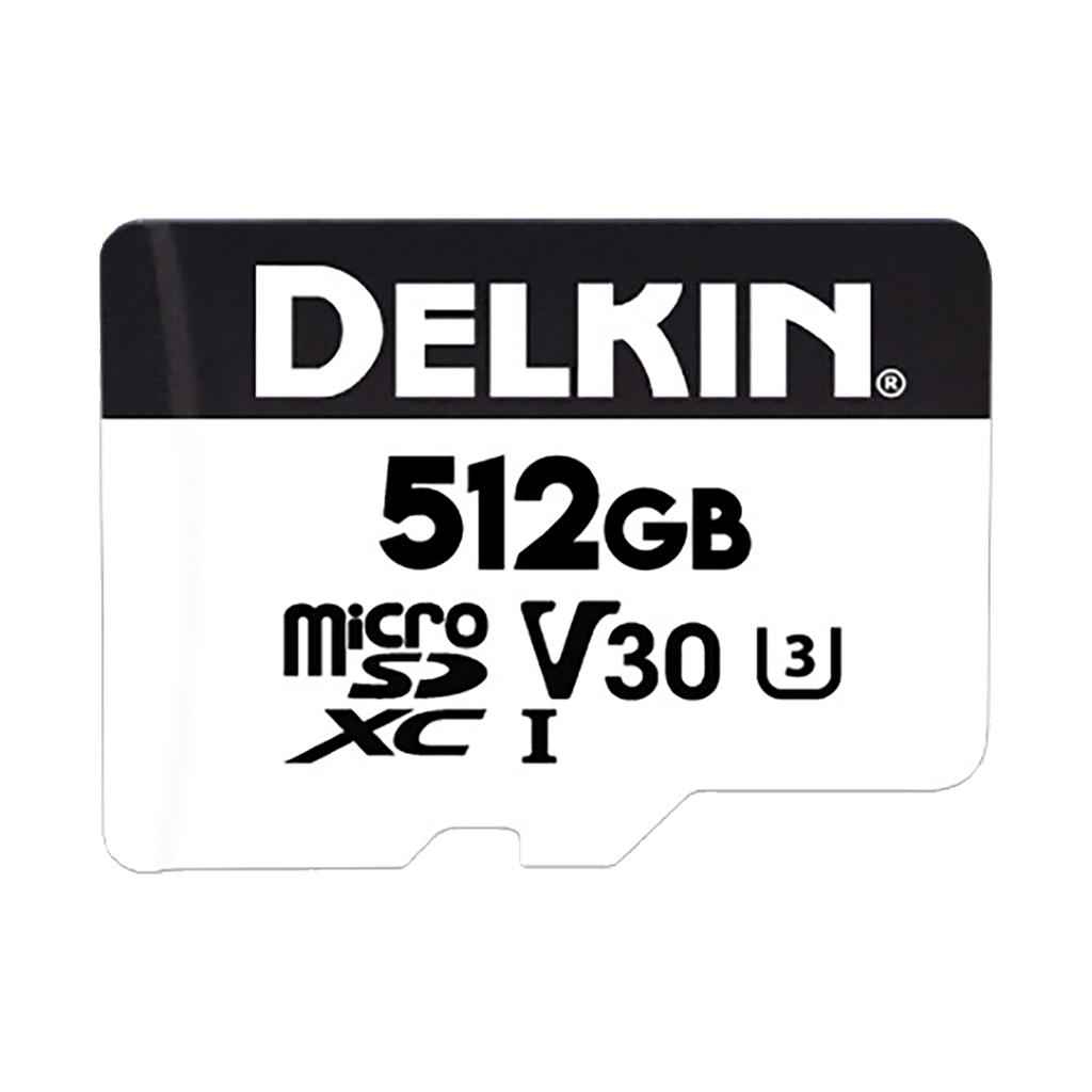 Delkin Devices 512GB Hyperspeed UHS-I SDXC Memory Card with SD Adapter