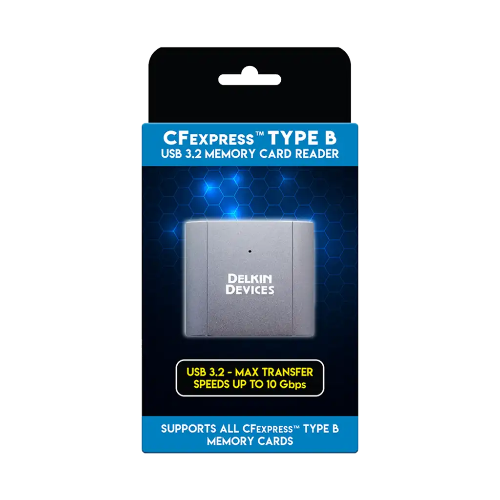 Delkin Devices USB 3.2 CFexpress Type B Memory Card Reader