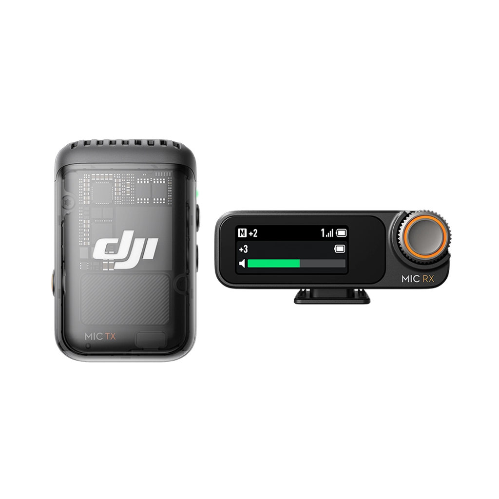  DJI Mic 2 Transmitter (Shadow Black), Wireless Microphone with  Intelligent Noise Cancelling, 14-Hour Internal Recording, 6-Hour Battery,  Magnetic Attachment, Bluetooth Microphone, , Vlogs : Electronics