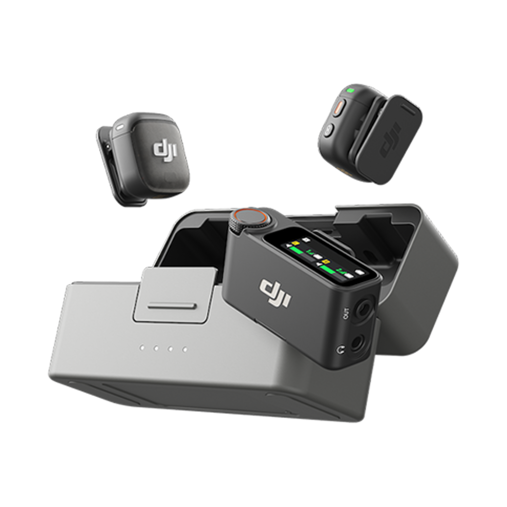 DJI Mic 3 2-Person Compact Digital Wireless Microphone System/Recorder for Camera and Smartphone (2.4 GHz)