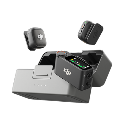 DJI Mic 3 2-Person Compact Digital Wireless Microphone System/Recorder for Camera and Smartphone (2.4 GHz)