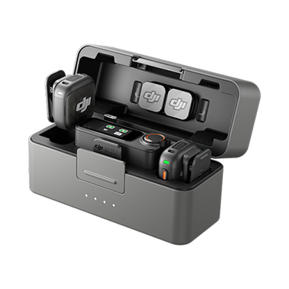 DJI Mic 3 2-Person Compact Digital Wireless Microphone System/Recorder for Camera and Smartphone (2.4 GHz)