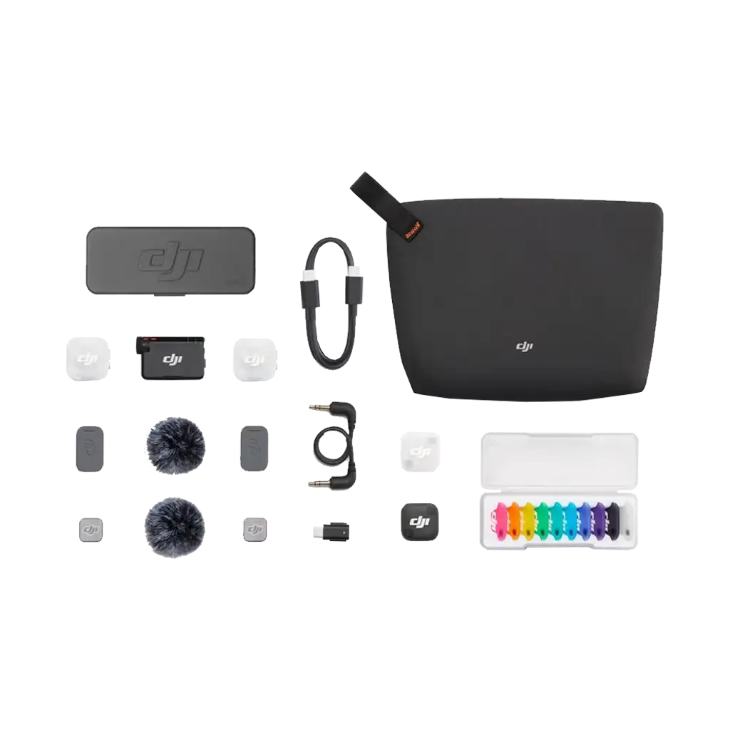 DJI Mic Mini 2 Two-Person Compact Wireless Microphone System for Camera and Smartphone