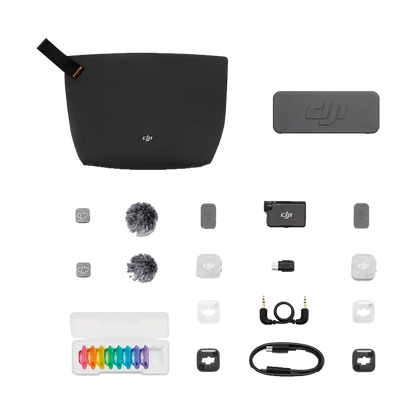 DJI Mic Mini 2S Two-Person Compact Wireless Microphone System for Camera and Smartphone