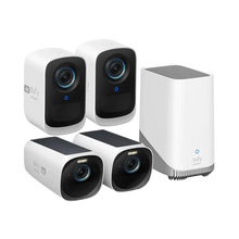 Eufy Security eufyCam 3 4K UHD Wireless Security Camera Kit with 2x Eufy Security eufyCam 3C 4K Add-On Cameras and 1TB SSD