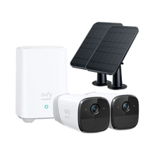 Eufy Security eufyCam 2 Pro 4MP Wireless Security Camera Kit with 2 x Eufy eufyCam Solar Panel Chargers