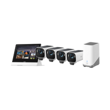 Eufy Security eufyCam S3 Pro 4K UHD Wireless Security Four-Camera Kit with Eufy Security Smart Display E10