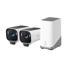 Eufy Security eufyCam S3 Pro 4K UHD Wireless Security Two-Camera Kit with Eufy Security Smart Display E10