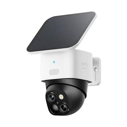 Eufy Security S340 Outdoor Pan and Tilt Dual Camera with Detachable Solar Panel