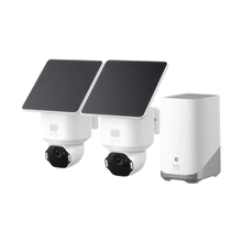 Eufy Security SoloCam E42 UHD 4K 2-Camera Kit with HomeBase 3