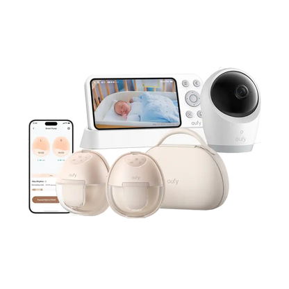 Eufy Wearable Breast Pump S1 Pro with Eufy Baby Monitor E21