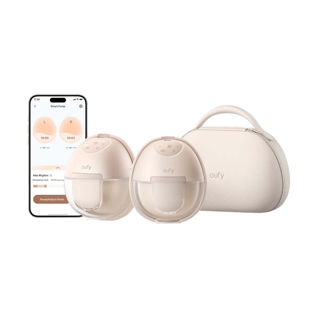 Eufy Wearable Breast Pump S1 Pro with Eufy Baby Monitor E21