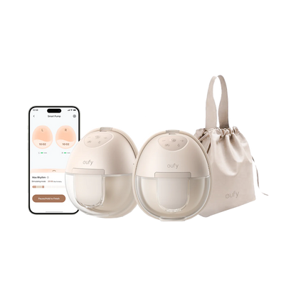 Eufy Wearable Breast Pump S1 with Eufy Baby Monitor E20