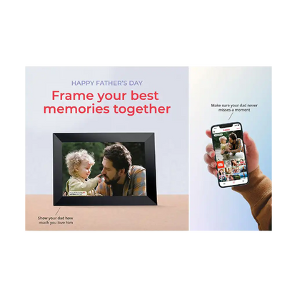 Frameo 10.1” WiFi Digital Photo Frame Black