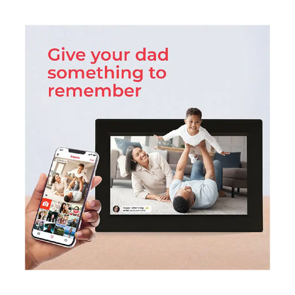Frameo 10.1” WiFi Digital Photo Frame Black