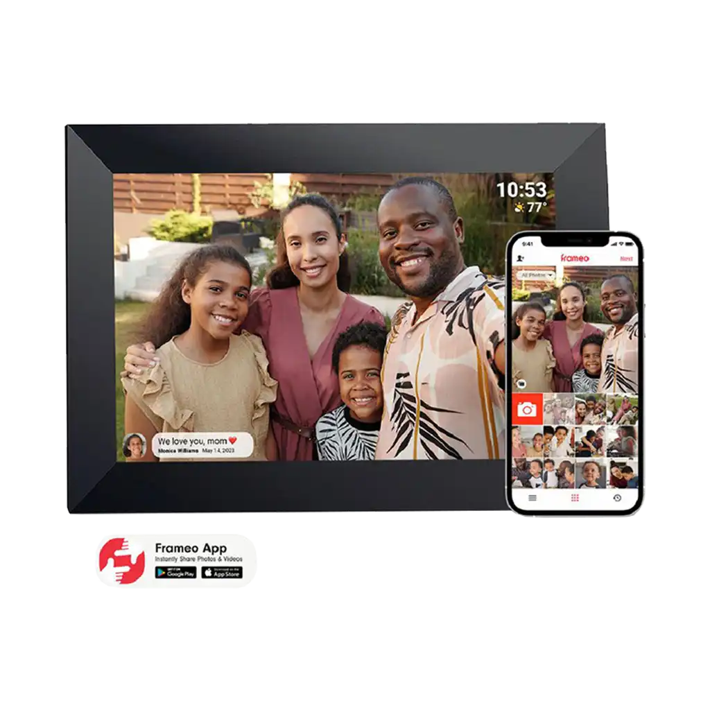 Frameo 10.1” WiFi Digital Photo Frame Black