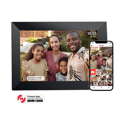 Frameo 10.1” WiFi Digital Photo Frame Black