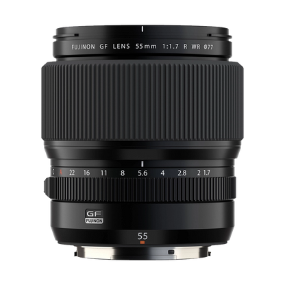 Fujifilm GF 55mm f/1.7R WR Lens (Fujifilm G)
