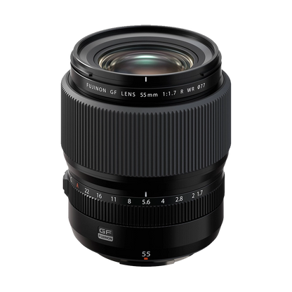 Fujifilm GF 55mm f/1.7R WR Lens (Fujifilm G)