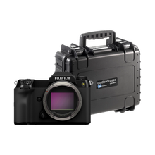 Fujifilm GFX 100S II Medium Format Mirrorless Camera with B&W International Type 3000 Outdoor Hard Case with Dividers (Black)