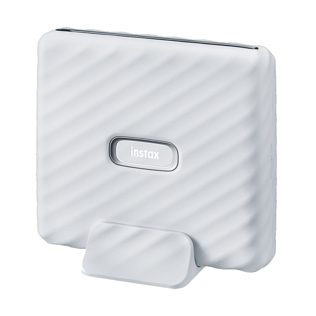Fujifilm Instax Link Wide Smartphone Printer with 1 Film and Case (Ash White)