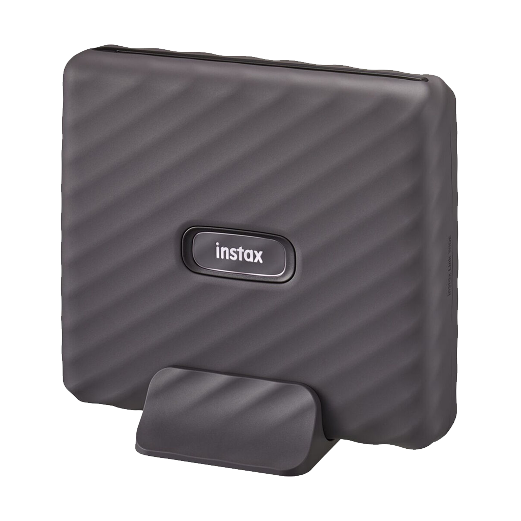 Fujifilm Instax Link Wide Smartphone Printer with 1 Film and Case (Mocha Gray)