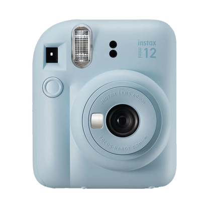 Fujifilm Instax Mini 12 Instant Film Camera (Pastel Blue) Festive Bundle