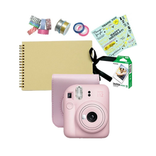 Fujifilm Instax Mini 12 Instant Film Camera Festive Value Pack (Blossom Pink)