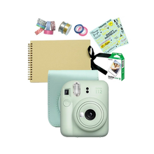 Fujifilm Instax Mini 12 Instant Film Camera Festive Value Pack (Mint Green)