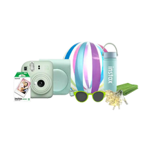 Fujifilm Instax Mini 12 Instant Film Camera (Mint Green) Festive Bundle