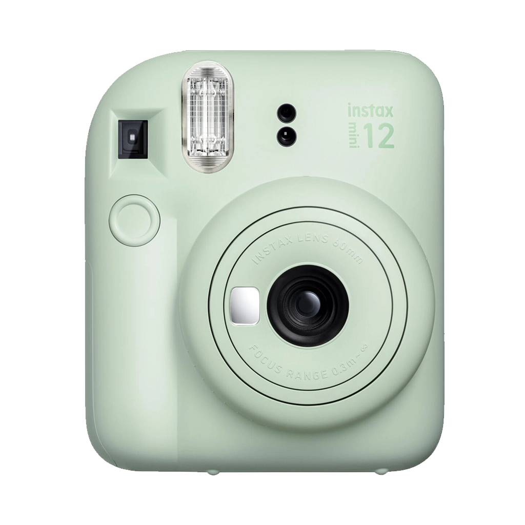 Fujifilm Instax Mini 12 Instant Film Camera (Mint Green) Festive Bundle