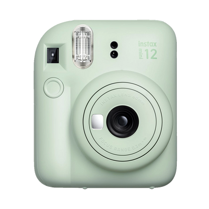 Fujifilm Instax Mini 12 Instant Film Camera (Mint Green) Festive Bundle