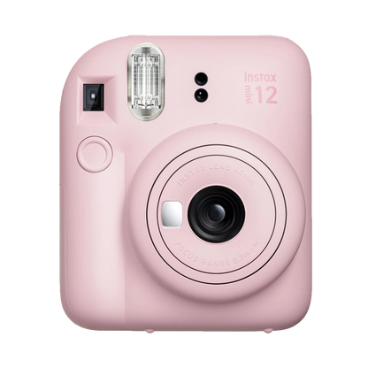 Fujifilm Instax Mini 12 Instant Film Camera (Blossom Pink) Festive Bundle