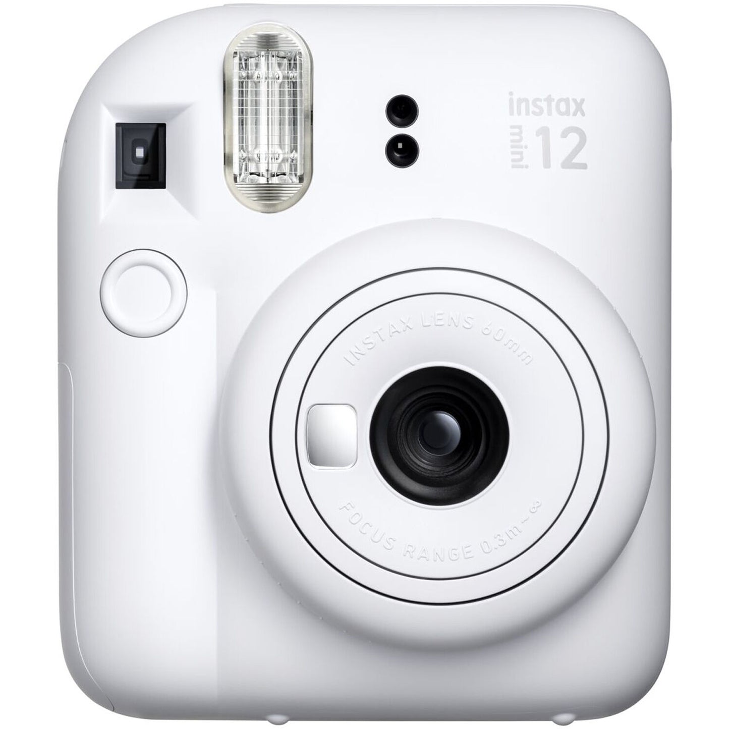 Fujifilm Instax Mini 12 Instant Film Camera (Clay White) Festive Bundle