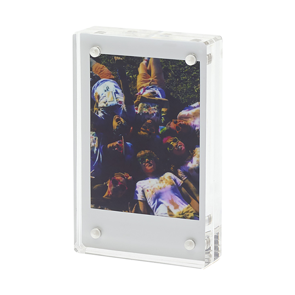 TNTIWQ 10 Pack-Polaroid Magnets For Refrigerator Acrylic Fridge Magnetic Frame 2.36 X 3.54 Inch Clear Picture Frames