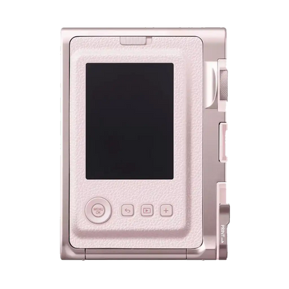 Fujifilm Instax Mini Evo Hybrid Instant Camera with 1 Fujifilm Instax Mini Instant Film and Instax Evo Case (Gentle Rose)