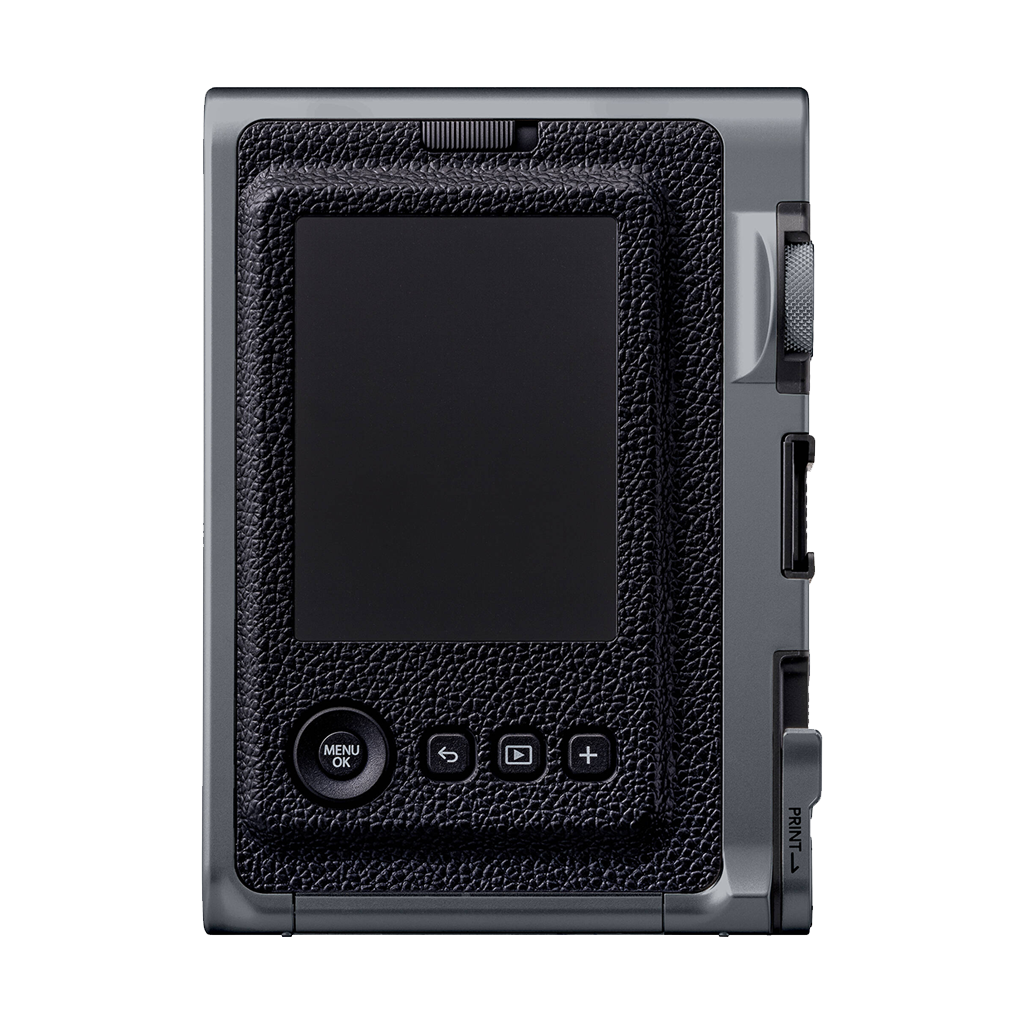 Fujifilm Instax Mini Evo Limited Edition Hybrid Instant Camera Bundle (Dark Silver)