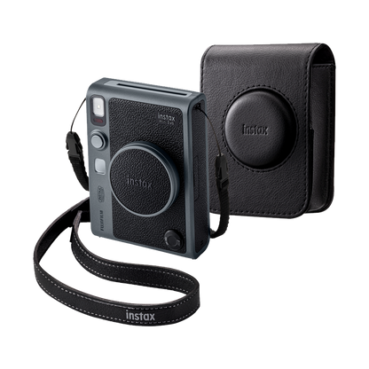 Fujifilm Instax Mini Evo Limited Edition Hybrid Instant Camera Bundle (Dark Silver)