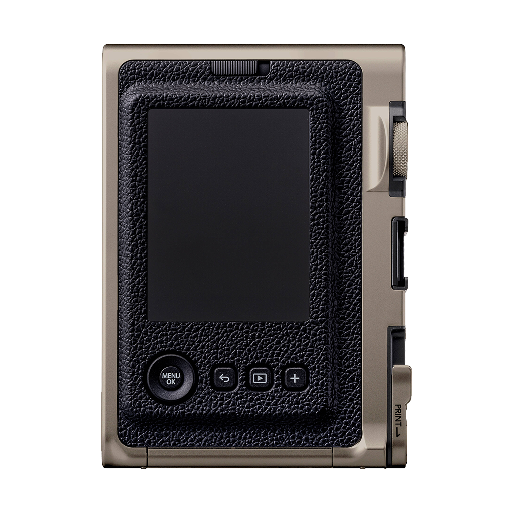 Fujifilm Instax Mini Evo Limited Edition Hybrid Instant Camera Bundle (Titanium Gold)