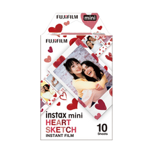 Fujifilm Instax Mini Instant Film - Heart Sketch (10 Shots)
