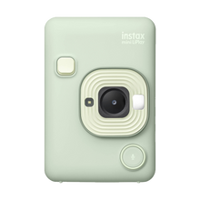 Fujifilm Instax Mini LiPlay Hybrid Instant Camera (Matcha Green) with 1 Fujifilm Instax Mini Instant Film and Instax LiPlay Case