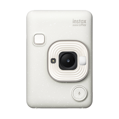 Fujifilm Instax Mini LiPlay Hybrid Instant Camera (Misty White)