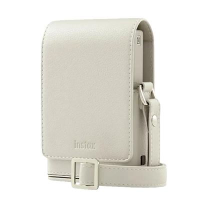 Fujifilm Instax Mini LiPlay+ Hybrid Instant Camera Combo with 1 Film and Case (Sand Beige)