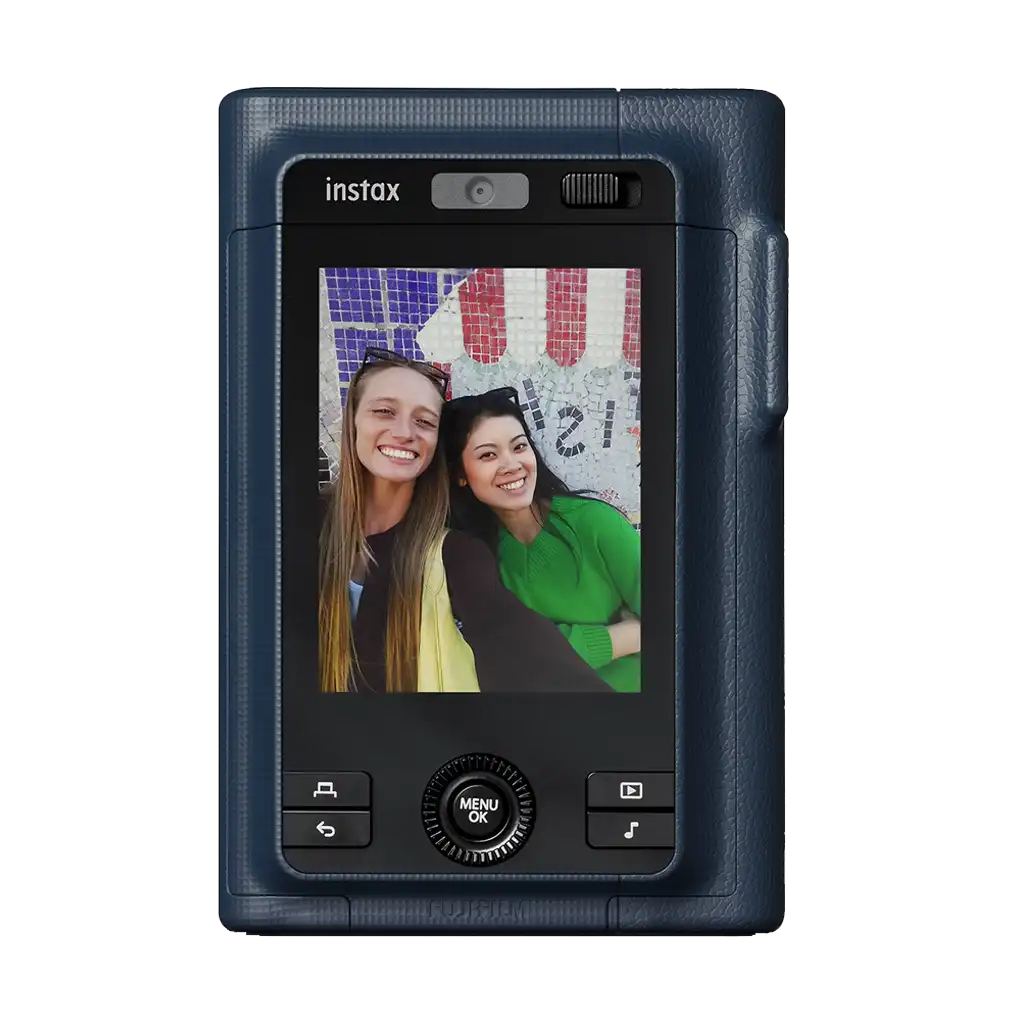 Fujifilm Instax Mini LiPlay+ Hybrid Instant Camera (Midnight Blue)