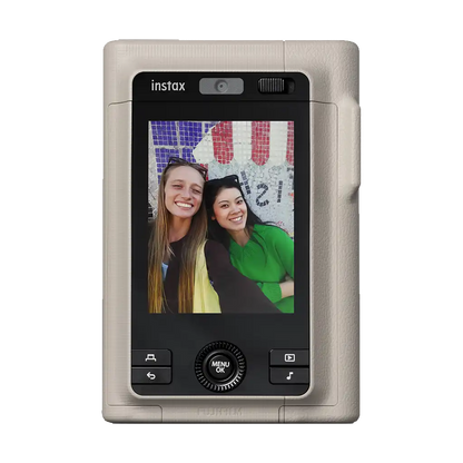 Fujifilm Instax Mini LiPlay+ Hybrid Instant Camera (Sand Beige)