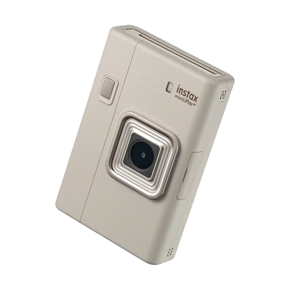 Fujifilm Instax Mini LiPlay+ Hybrid Instant Camera (Sand Beige)
