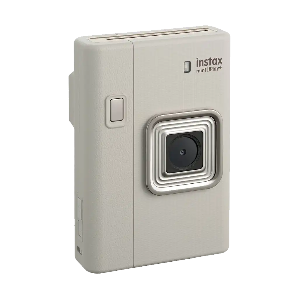 Fujifilm Instax Mini LiPlay+ Hybrid Instant Camera (Sand Beige)