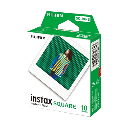 Fujifilm Instax Square SQ40 Instant Film Camera with 1 Film and Case (Black)