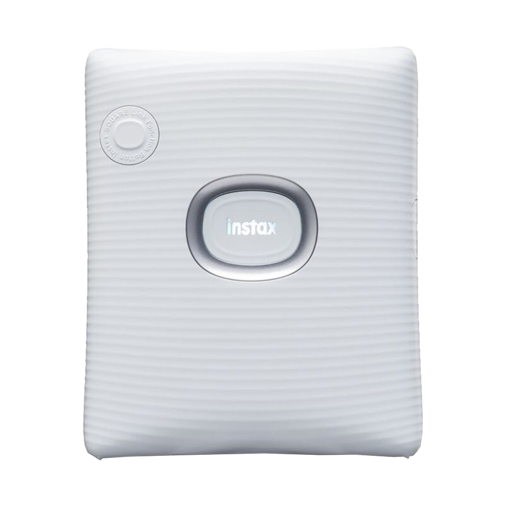 Fujifilm Instax Square Link Smartphone Printer with 1 Film and Case (Ash White)