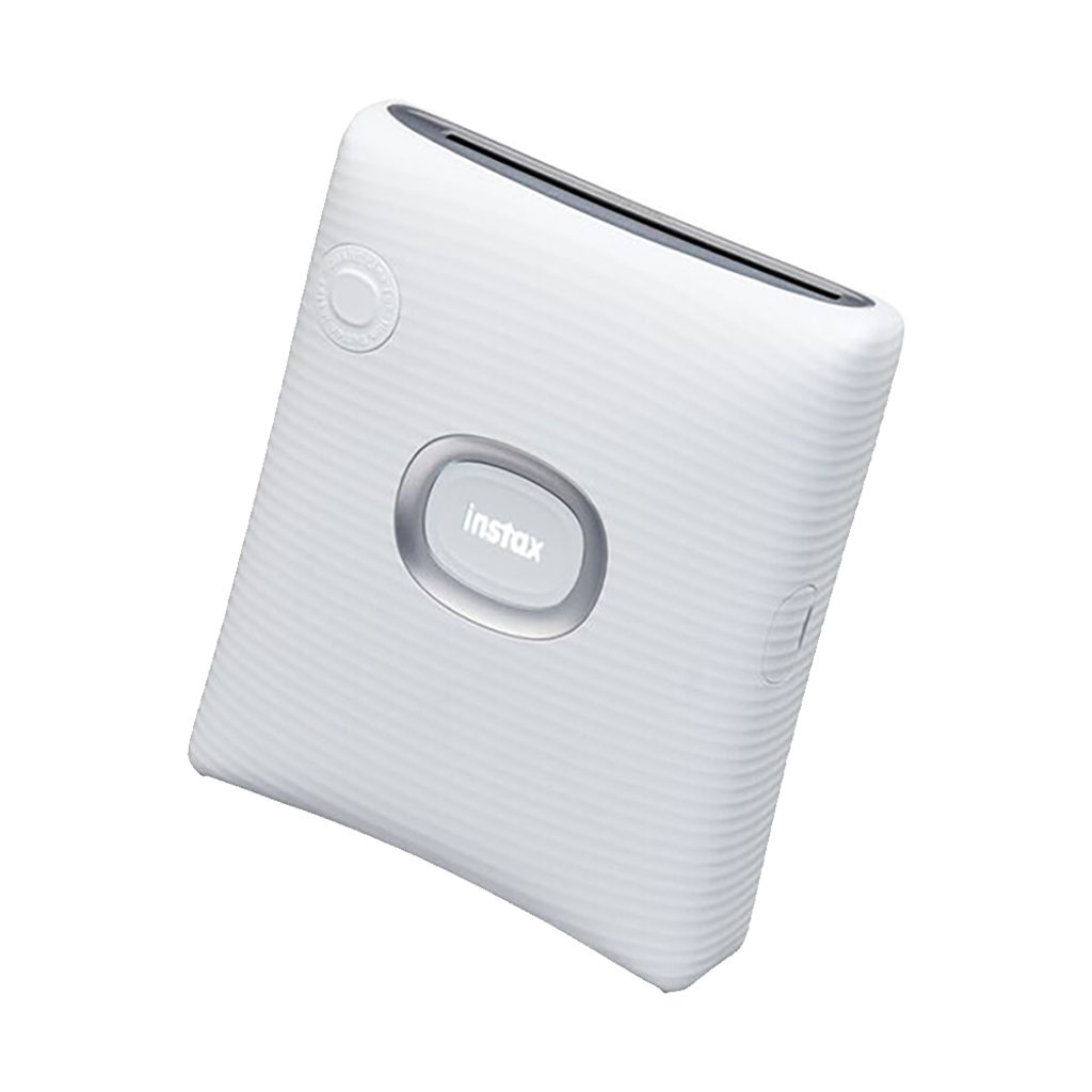 Fujifilm Instax Square Link Smartphone Printer with 1 Film and Case (Ash White)